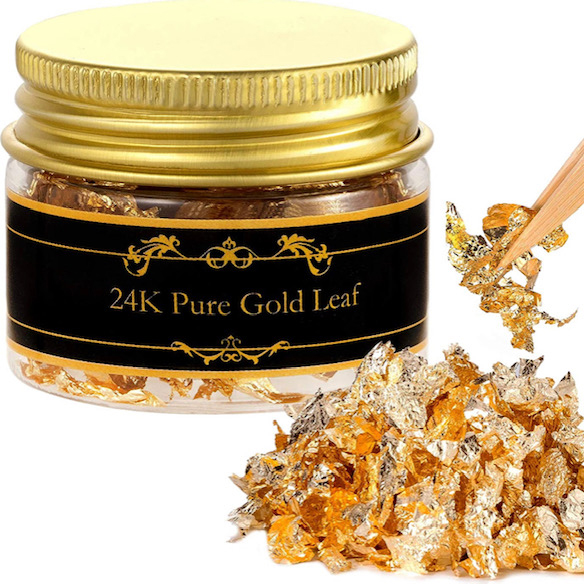 24 Karat Gold Flakes Edible